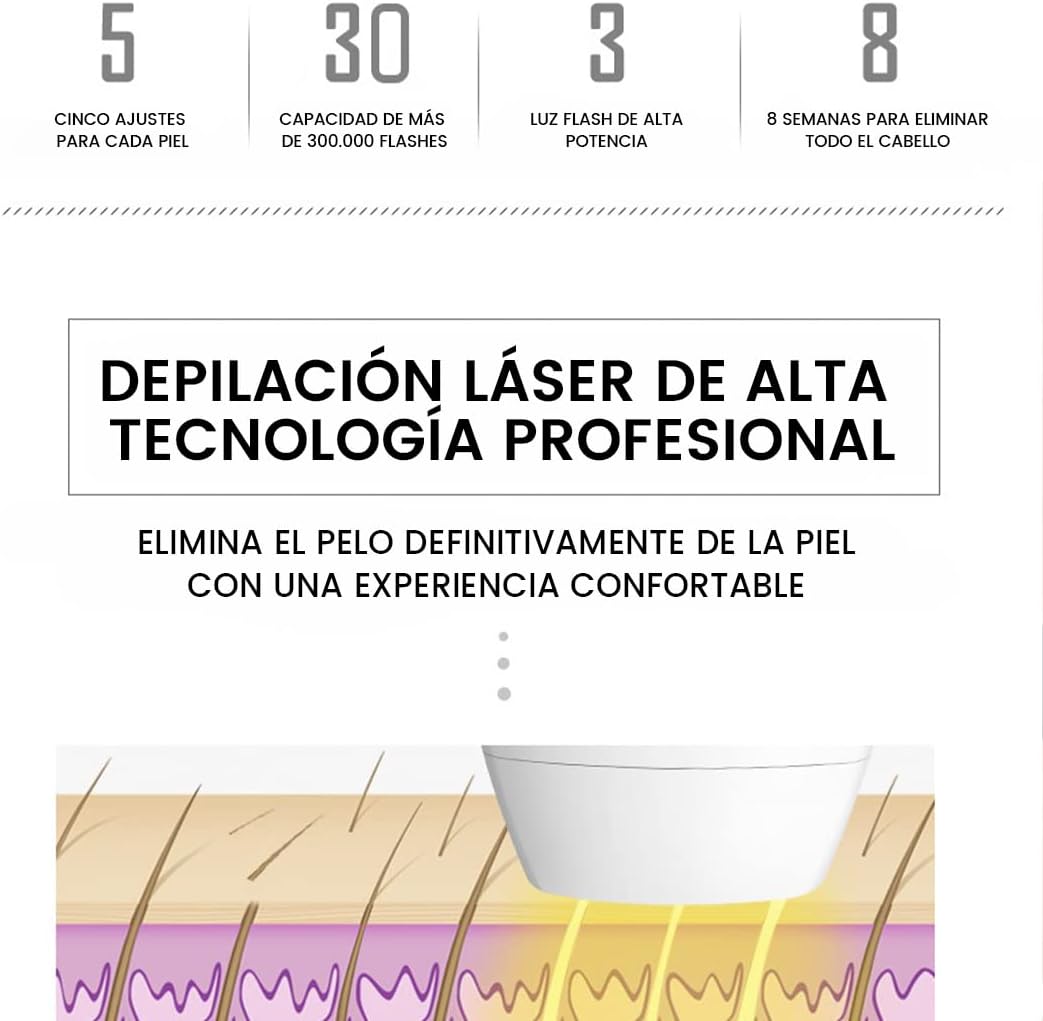 Depiladora Laser IPL SilkyFace