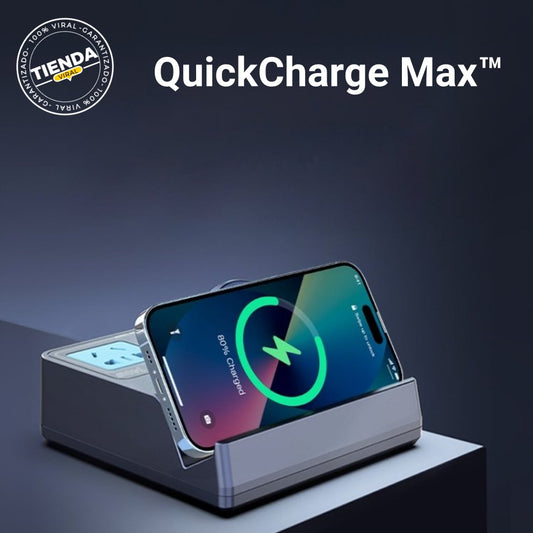 Estación de Carga Rápida Multifuncional - QuickCharge Max™